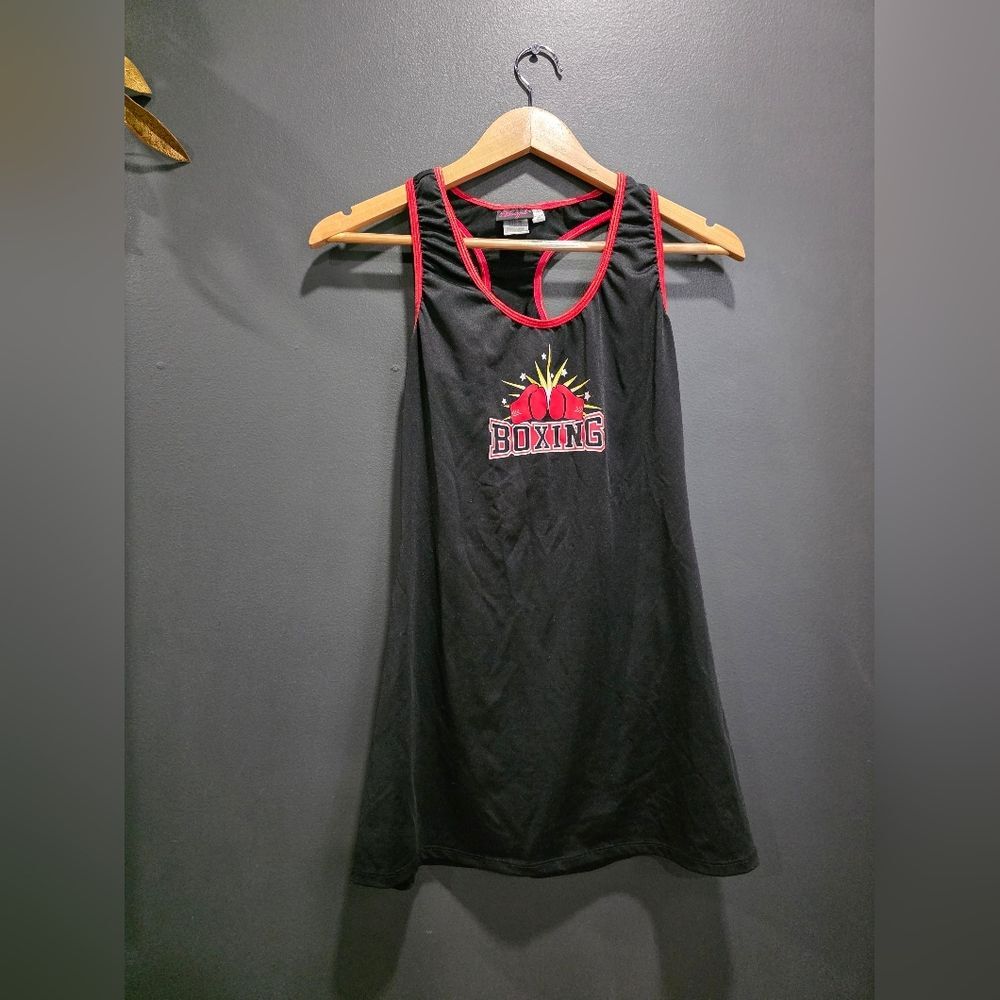 Dreamgirl Boxer Mini Dress Sz M Polyester Spandex Racerback Streetwear Y2k